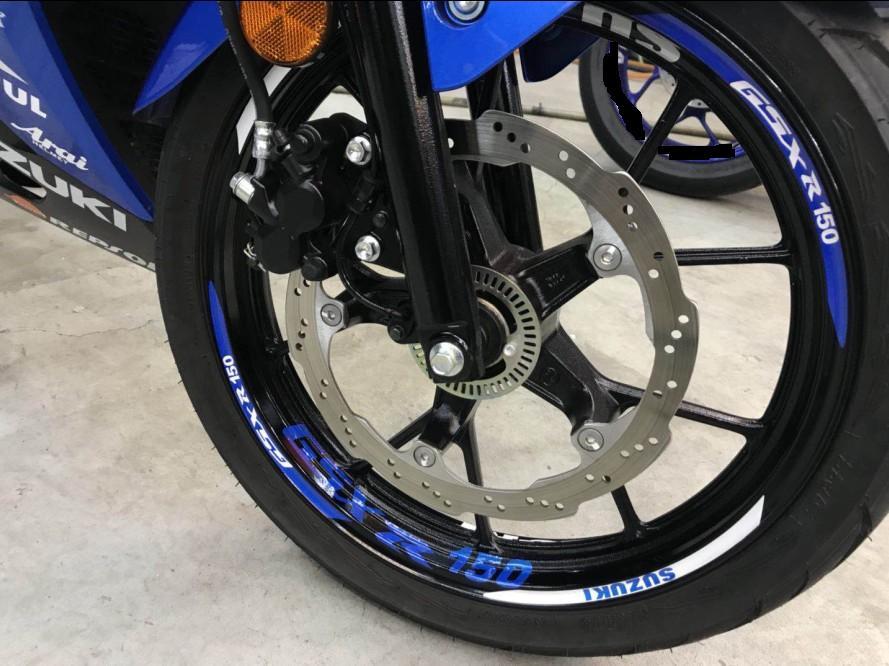 GSX-R150 wheel frame sticker GSX 150R locomotive hub sticker personality internal steel ring applier waterproof reflective