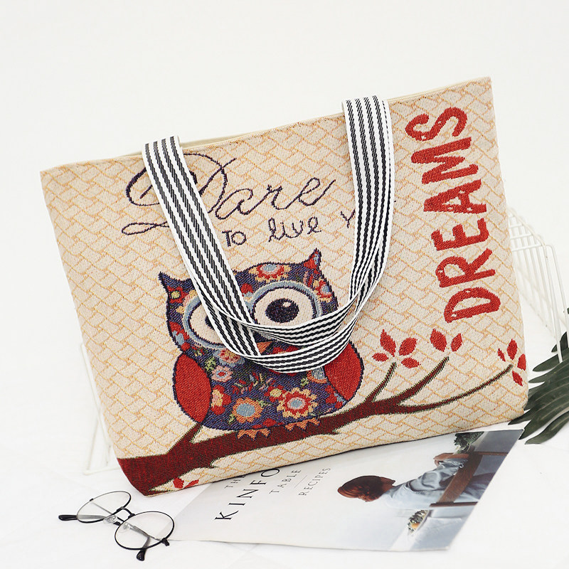 Han Edition Sail Bag Single Shoulder Bag Brief About 100 Hitch Women's Big Bag Wrap leisure Mom Pack Hand shopping bag Sub