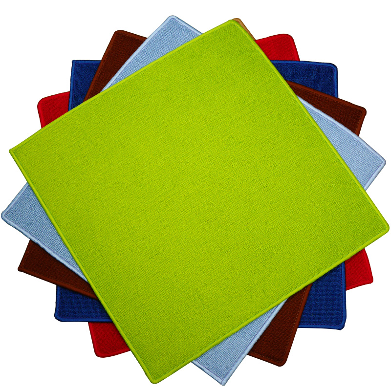 Mahjong tablecloth mat household square table cloth thickened sound-absorbing non-slip mahjong cloth solid color mahjong blanket