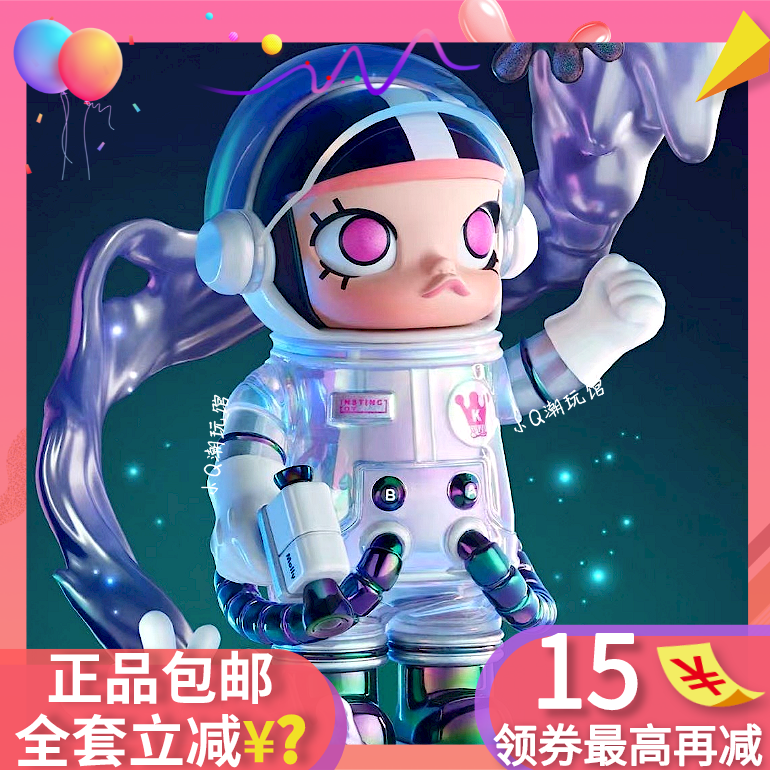 Bubble Mart MEGA 100% Anniversary Blind Box Genuine Molly Limited Hand-made Christmas Toffee Watermelon Jelly Beans