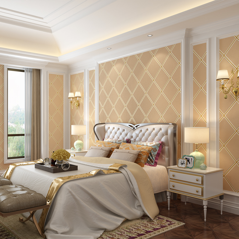 Pali Beauty Modern Minimalist Non Woven Wallpaper Bedroom 3d Three Dimensional European Style Wallpaper Living Room Tv Background Wall Paper