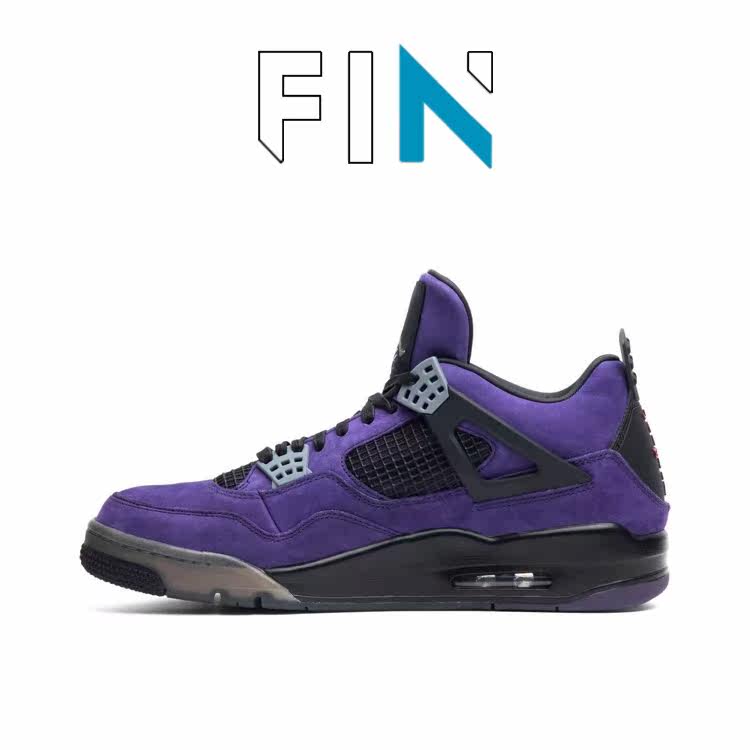 travis scott retro 4 purple