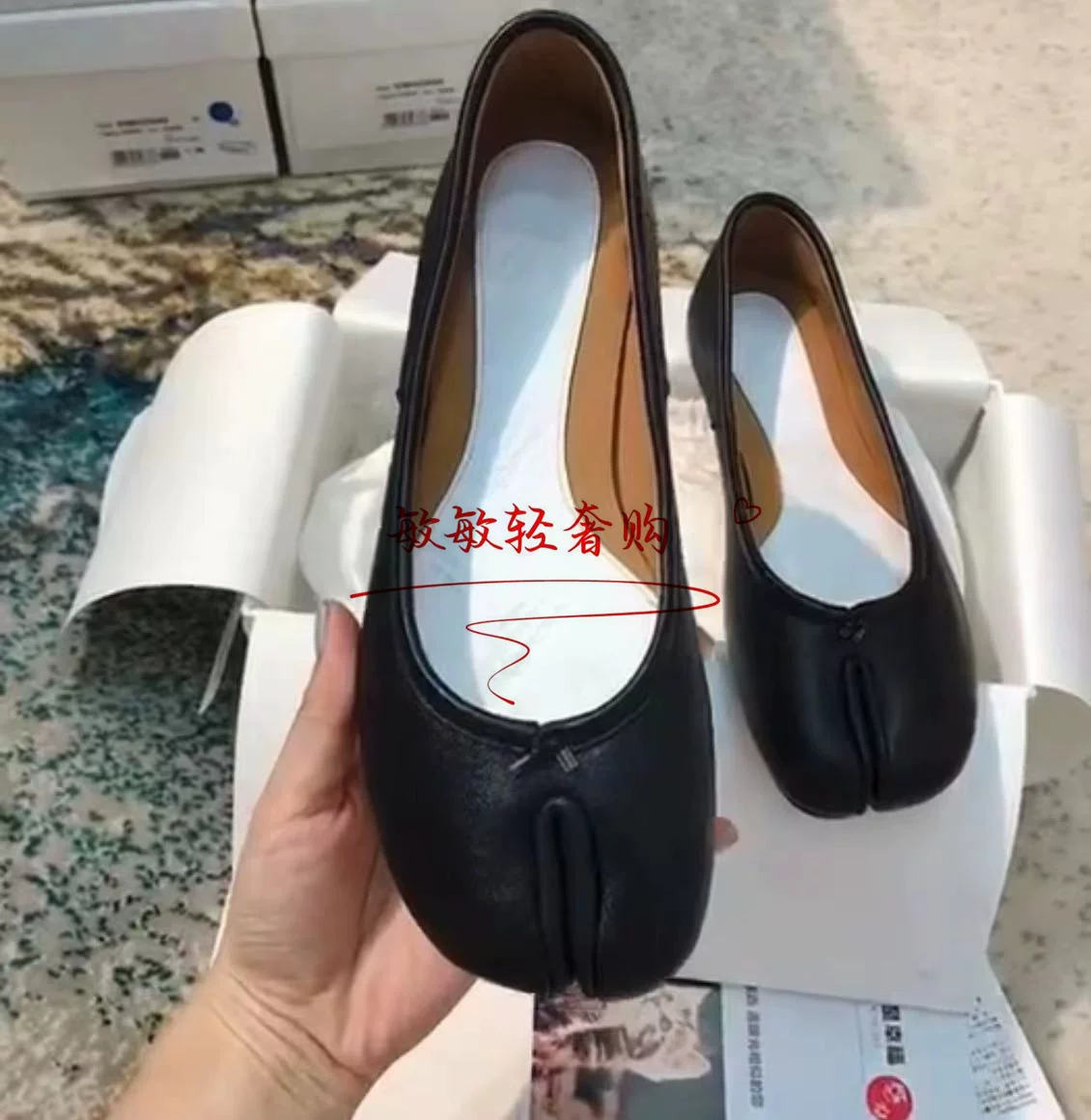 Домашние тапочки MAISON Margiela Magila MM6 Ballet Shoes TABI носки плоские женские одиночные обувь