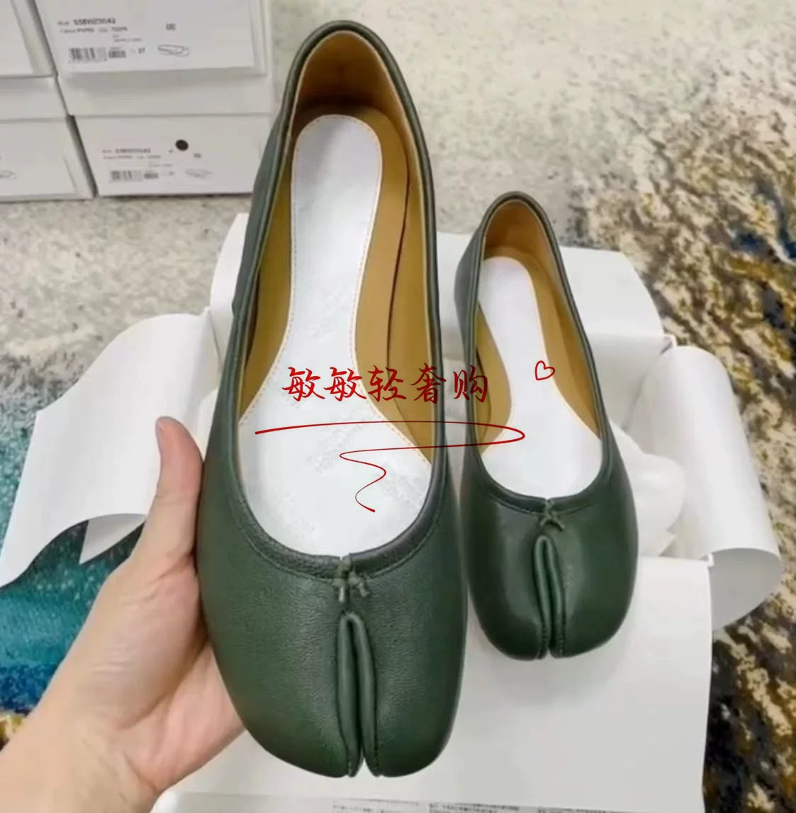 Домашние тапочки MAISON Margiela Magila MM6 Ballet Shoes TABI носки плоские женские одиночные обувь