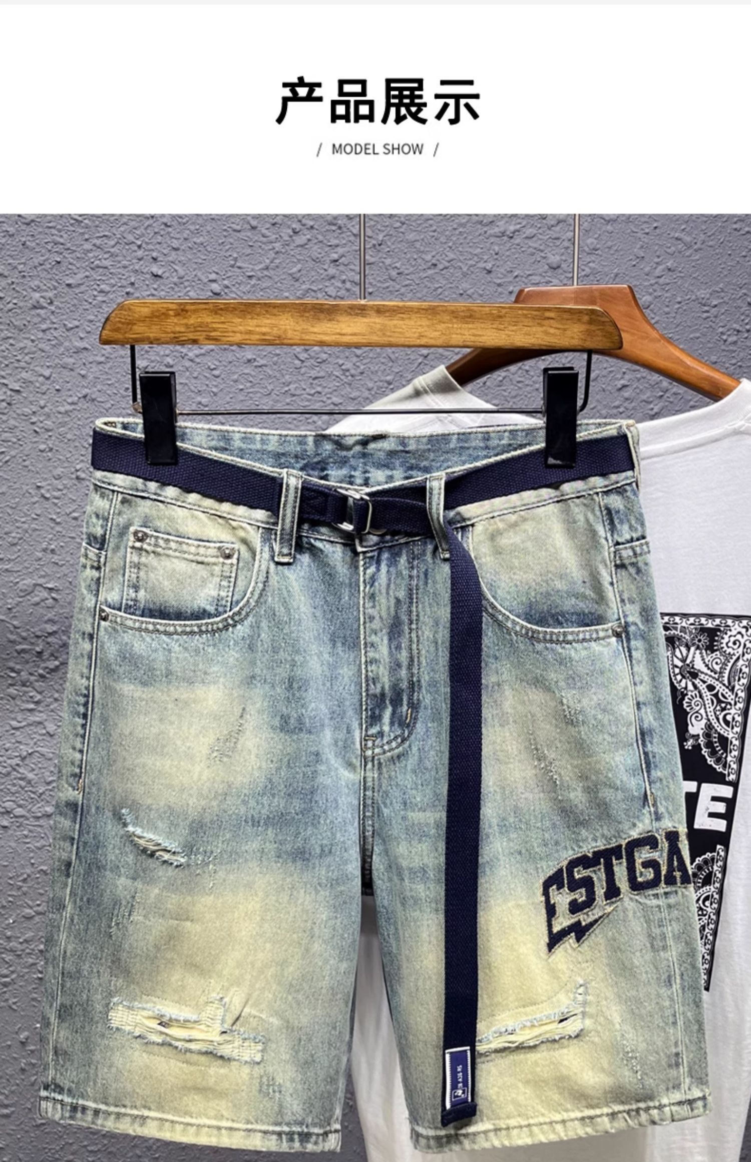 C3926 1220K QUẦN NAM AIMREAG MÙA HÈ PHỤC CỔ CỔ ĐIỂN THỜI TRANG NAM JEAN BÒ G04 SẢN PHẨM MỚI