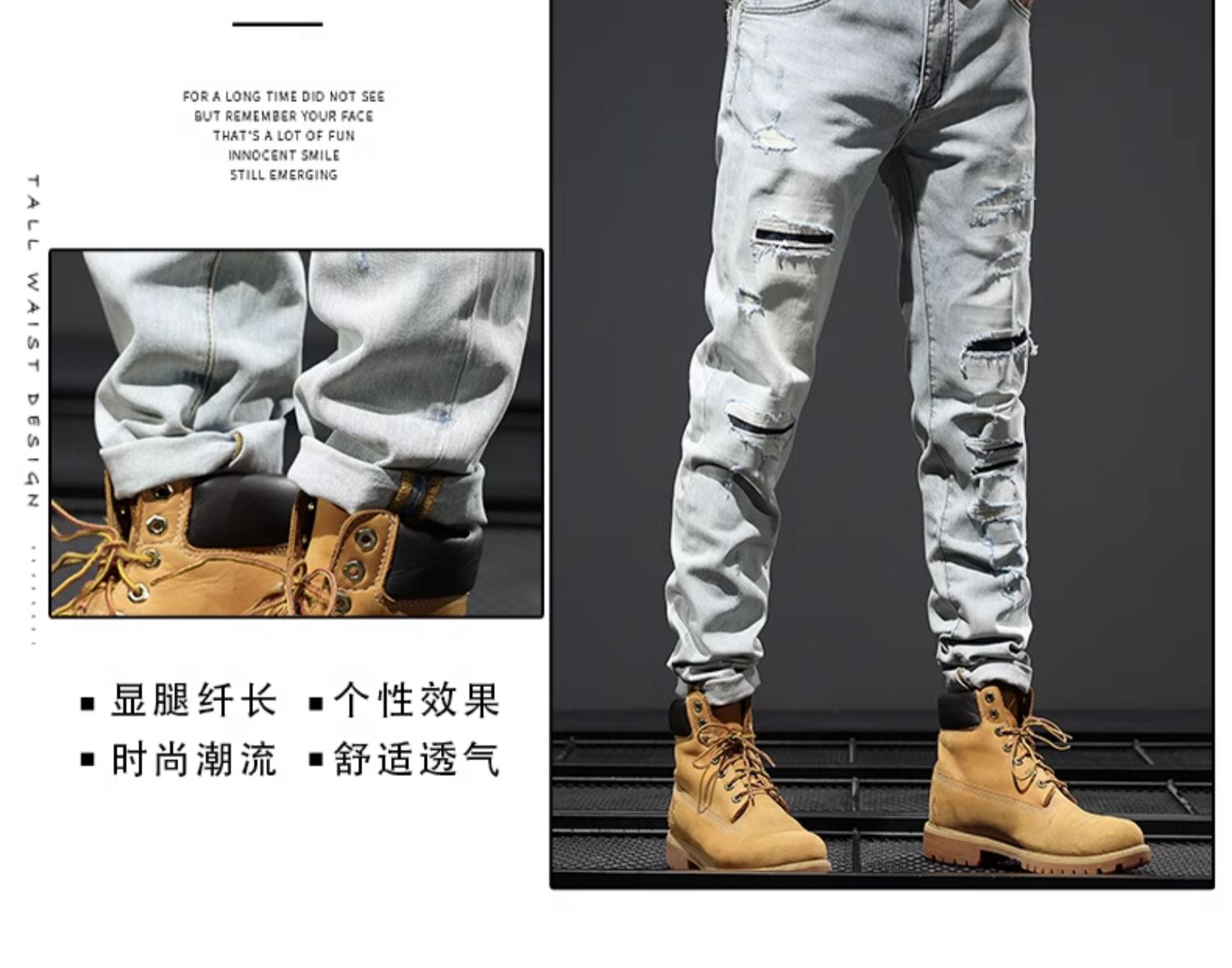 C3796 1520K QUẦN NAM AIMREAG DÁNG ÔM BODY GỢI CẢM SEXY MÙA HÈ PHỤC CỔ CỔ ĐIỂN THỜI TRANG NAM JEAN BÒ G04 SẢN PHẨM MỚI