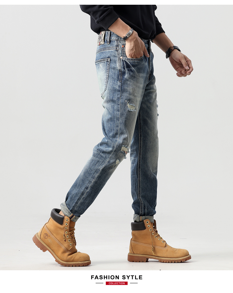 C3853 1420K QUẦN NAM AIMREAG DÁNG ÔM BODY GỢI CẢM SEXY MÙA HÈ PHỤC CỔ CỔ ĐIỂN THỜI TRANG NAM JEAN BÒ G04 SẢN PHẨM MỚI