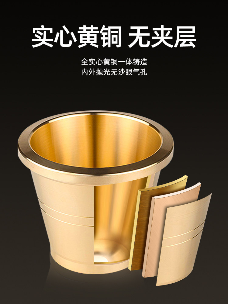 Cantonese-Style Copper Mortar, Pure Copper Medicine Pounding Jar, Garlic Pounder, Garlic Masher, Crushing Tool, Traditional Chinese Medicine Mortar, Medicine Cup, Medicine Mortar, Medicine Jar, Grinding Bowl