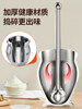 Solid Stainless Steel Mortar and Pestle for Crushing Medicine, Home-Use Mortar and Pestle for Grinding Traditional Chinese Medicine