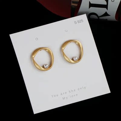 网红同款韩国时尚925银耳环