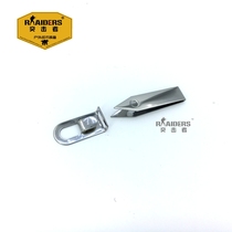 Mini mini pointed tweezers repair clip with protective seat tweezers can hang keychain emergency repair gadget