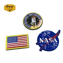 MA1 NASA 3-piece set of embroidery velcro chapter badge armband backpack stickers Flight suit personalized cloth stickers