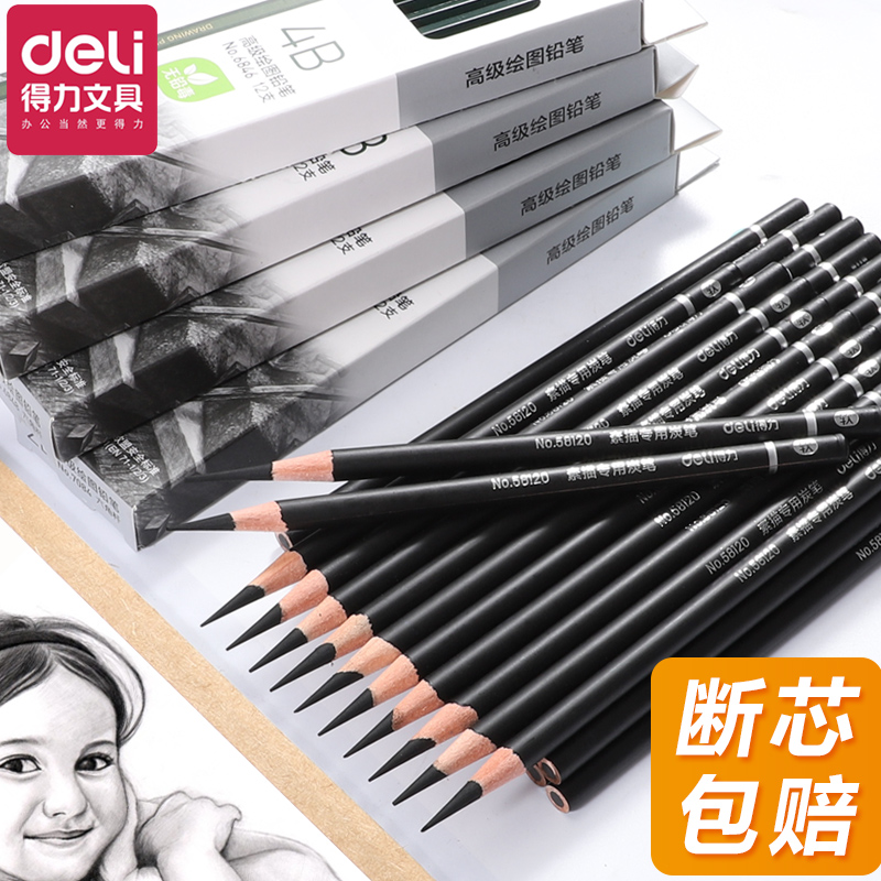 Film Stationery Professional drawing pencil sketch special carbon pen coarse pencil soft hard in strength 58120