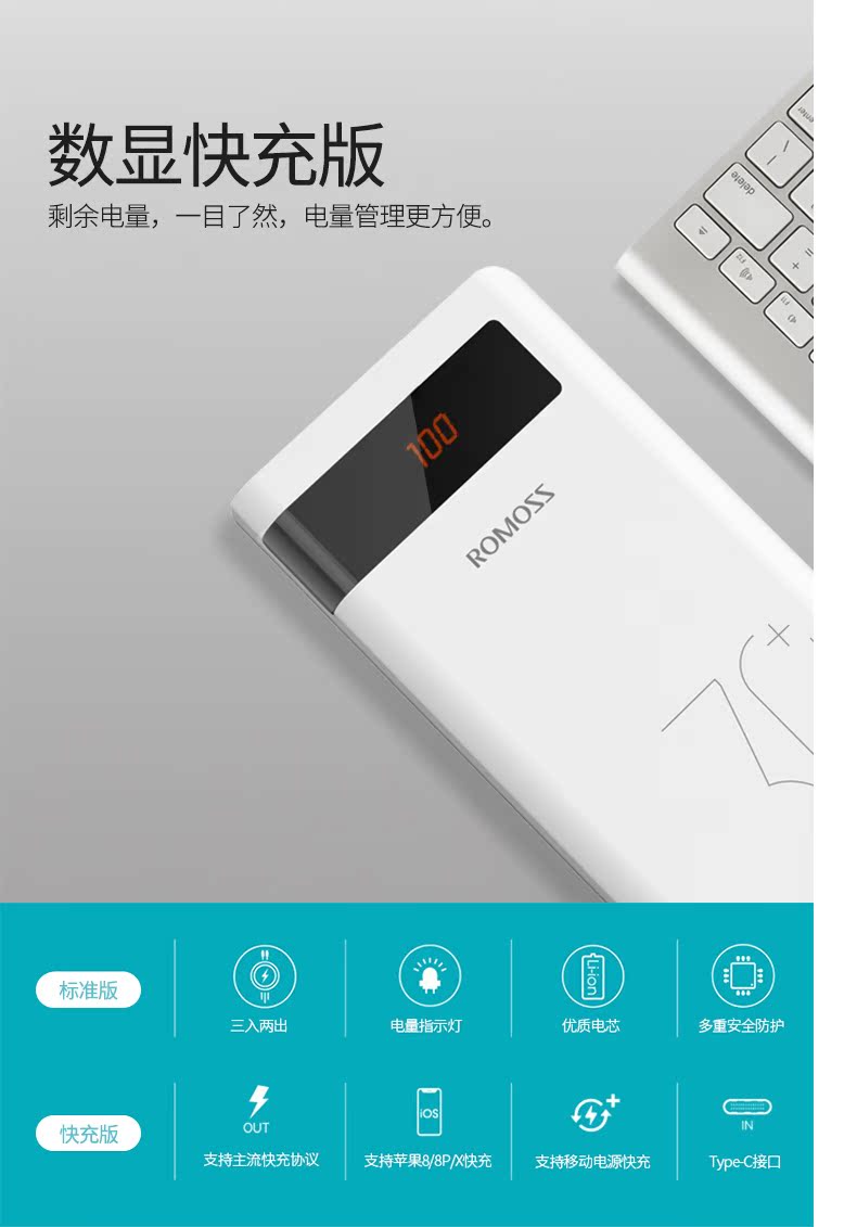 Luoma Shi mah sạc kho báu 30000m mAh dung lượng cao điện thoại di động 20.000 + nhanh phí qc3.0 táo đỏ vivo kê Huawei Phổ chính thức cửa hàng flagship ủy quyền - Ngân hàng điện thoại di động pin sạc