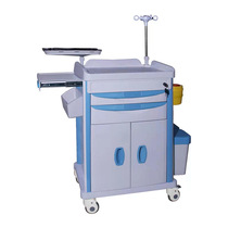 Mobile trolley operating room Workbench medical equipment rescue vehicle small cart hospital ABS care vehicle