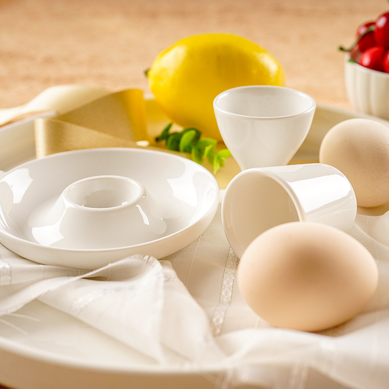 Ou strengthen porcelain egg ceramic egg holder frame creative egg cup practical egg egg egg cup table utensils