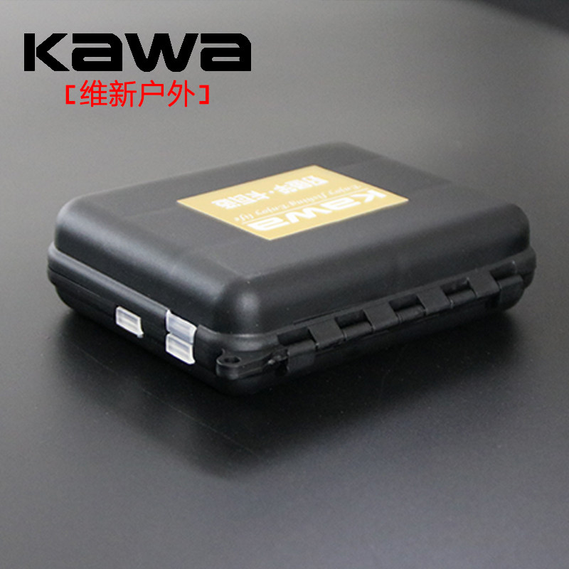 KAWA Luya box Sequin small black box Portable horsehair sequin box closed with snap compartment Large capacity