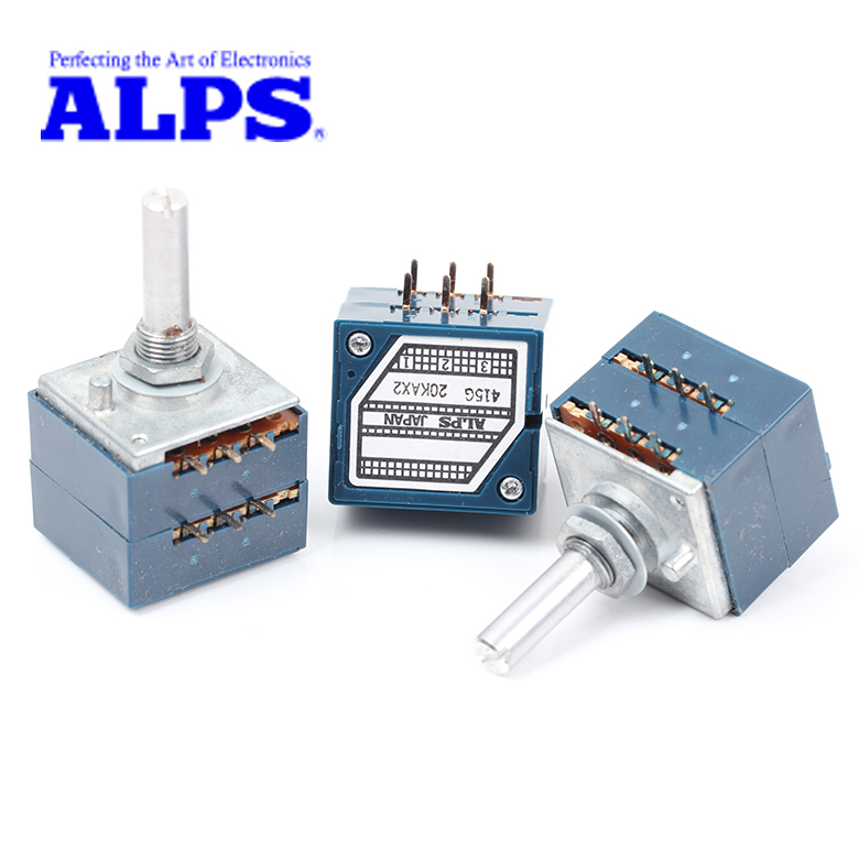 Japan Alps Rk27 Potentiometer Type 27 10K20K50K100K250K500K Dual Volume Potentiometer Japan Alps Rk27 Potentiometer Type 27 10K20K50K100K250K500K Dual Volume Potentiometer