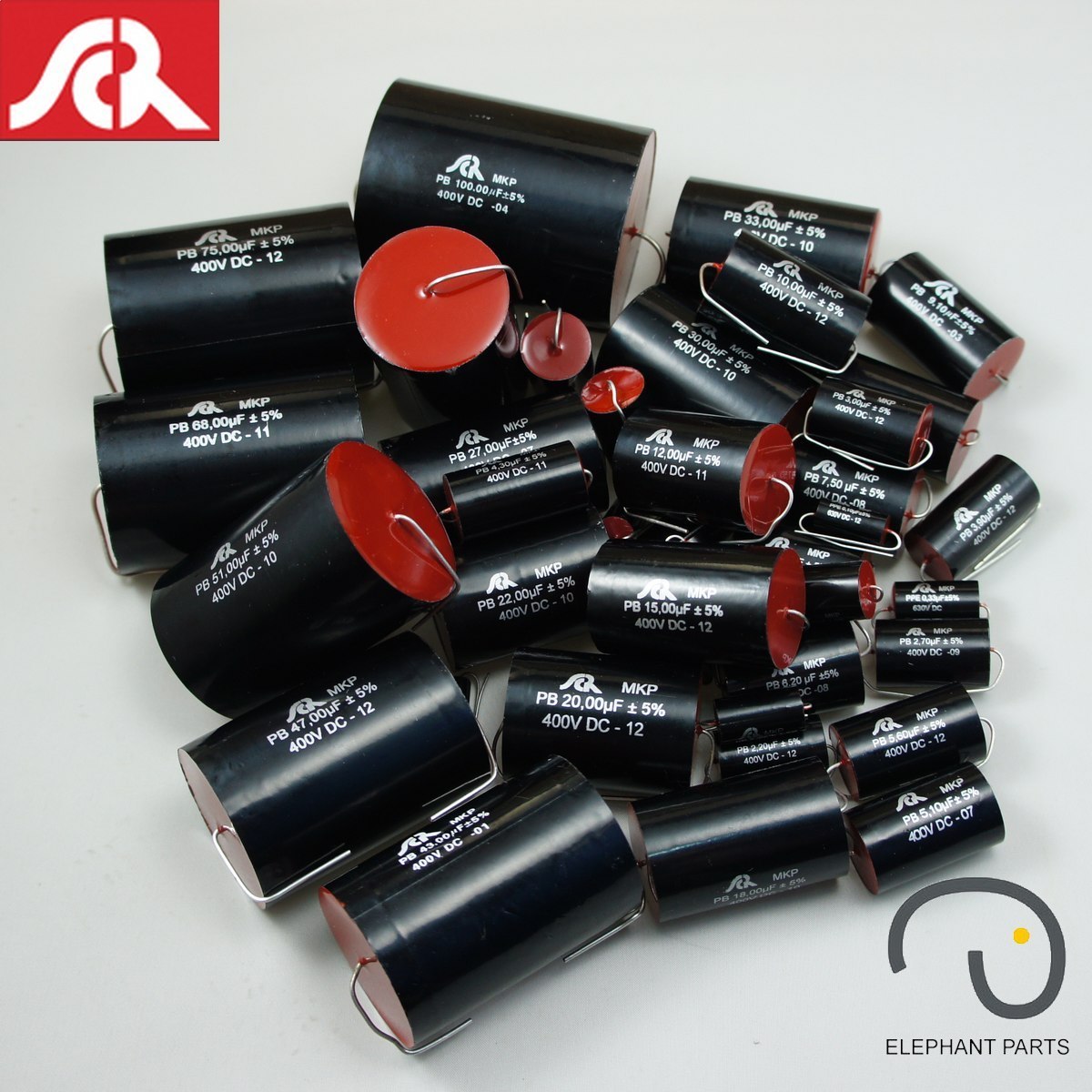 French SCR Suron Capacitor Small S 8.2uf - 100UF Infinitely Coupled Divider Capacitor