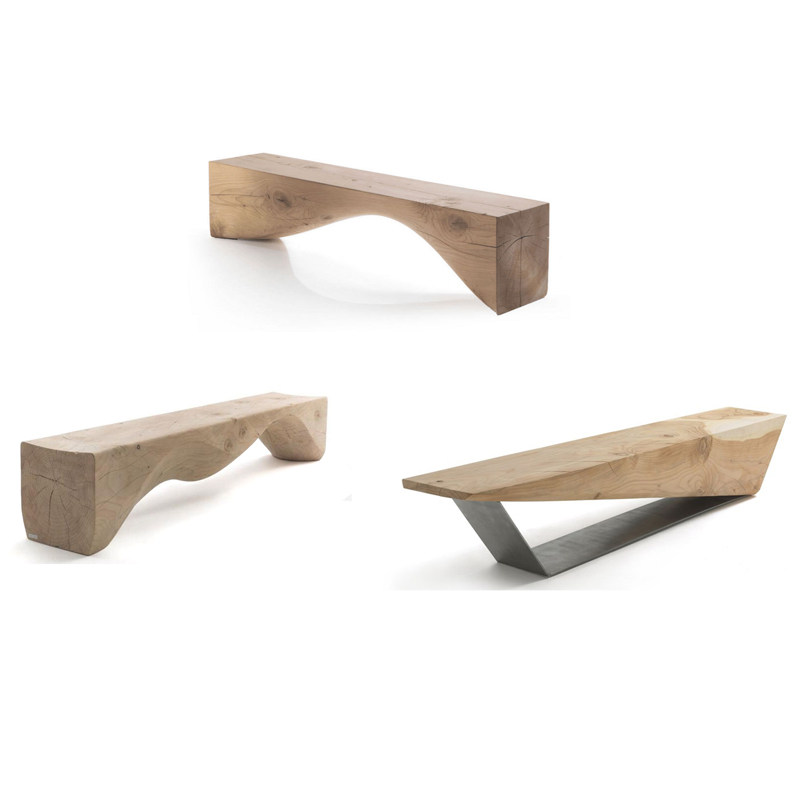 Nordic log long stool Minjuku Hotel rectangular rest Shoes Stool Brief creative entrance to the family Modern bench