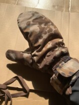 Winter camouflak with reference to gloves Two fingers riding gloves Anti-cold and warm 03 Outer gloves Army fan Outdoor patrol duty
