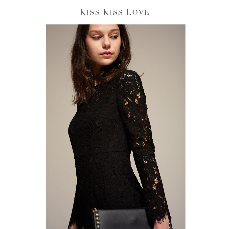 chinese dress ladies Love Is In The Details Lace Lace-Up Skater Dress