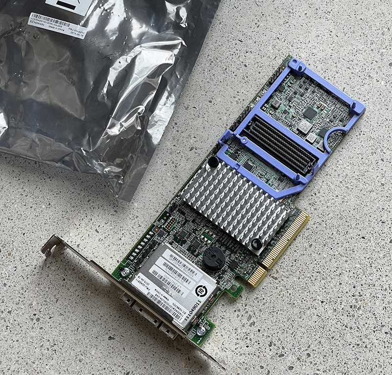 New batch LSI 9286CV-8E external array card 1G cache SFF8088 RAID 5 6