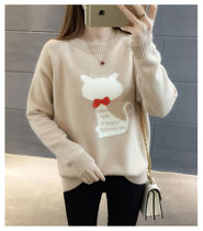 Pullover sweater womens spring and Autumn 2020 new Korean version thickened mesh infrared take students loose knitted base shirt to wear outside