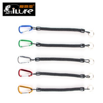 Aluya lost-hand rope retractable anti-off hand fishing rope with metal buckle fishing tool accessories fishing gear