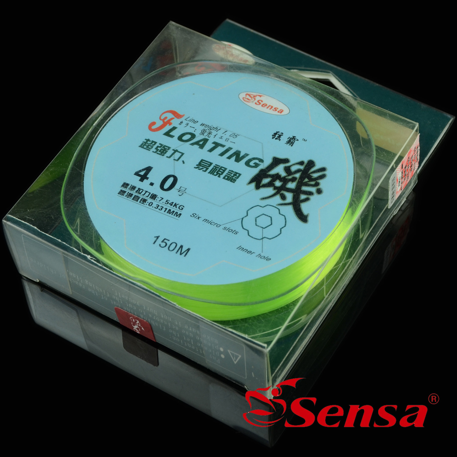 Sensa string pa 150 meters full floating hollow rock fishing line Super wear-resistant rock fishing Luya nylon fishing line