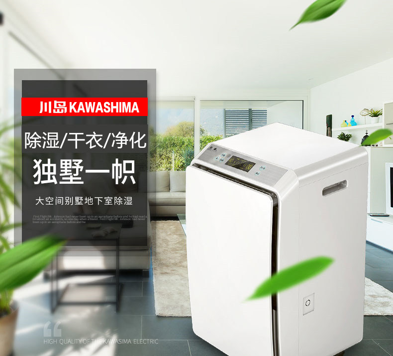 Осушитель воздуха 川岛家用除湿机cf-58b商用抽湿器卫生间吸湿去湿机办公室干燥机 Kawasima