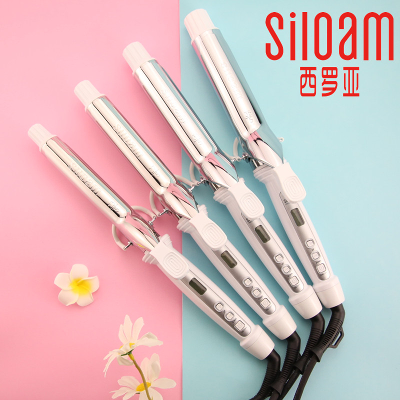 South Korea SILOAM Siroa Volume Rod Styling Curler Titanium Alloy Negative Ion Coating Without Injury Hair Styling Roll Hair Stick