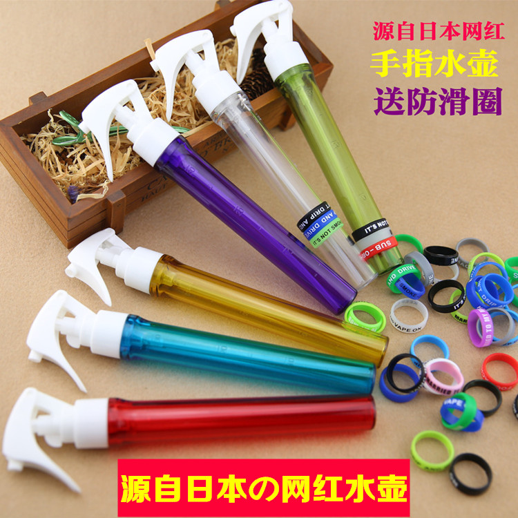 Japanese fingers net red hair jet kettle Hairway Hairway can put a waist pot of red water jet kettle