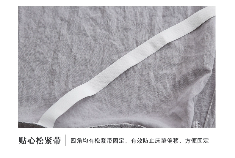 Qiao Ý mùa hè giường váy ren bedspread duy nhất mảnh 1.5m1.8 mét chúa màu xám đối tác màn ngủ váy - Váy Petti