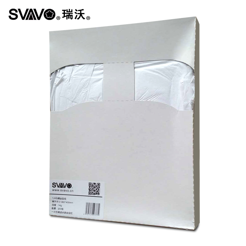 Rivo 1/4 toilet paper disposable toilet cushion paper toilet seat paper toilet toilet toilet paper