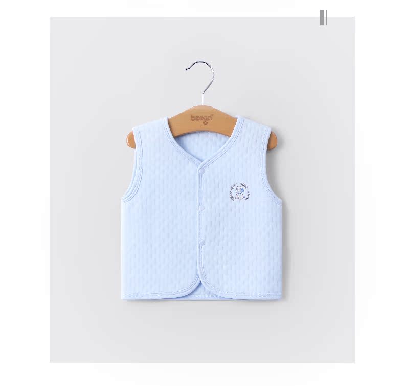 Puppy Big Baby Ấm ấm Vest 1 Áo mỏng bé Vest mùa đông Mùa đông Trẻ em Vest bông dày 2 tuổi áo gile màu be