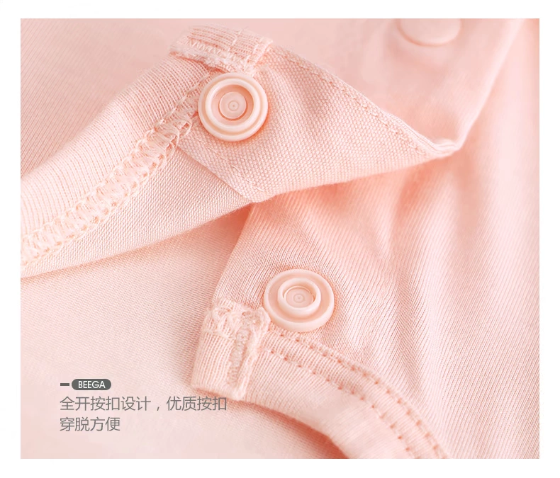 Puppy Big Baby Summer Sơ sinh Máy điều hòa không khí Cáp Nhĩ Tân Đồng phục Pajama Thin Coats One Piece Summer - Áo liền quần