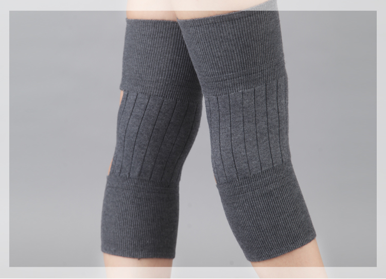 Cashmere dày đầu gối đệm mùa thu và mùa đông len len chân ấm hơn thể thao bảo vệ thiết bị siêu đàn hồi thoáng khí thoải mái kích thước lớn găng tay thể thao adidas
