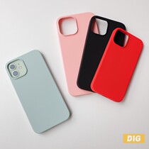 All-inclusive liquid silicone phone case iPhone12ProMax light and thin compact compact solid color light and thin