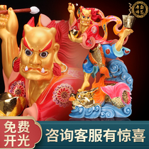16 inch 19 inch Kui Star statue Resin Buddha statue standing Kui Star Taoist statue Kui Star kick fighting point Champion Wang school Feng Shui