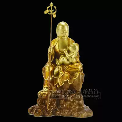 Zi'an Ksitibet Bodhisattva Nepal Pure Copper Craft Statue Temple Feng Shui Supplies Kizang Tian Protection