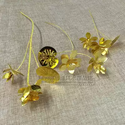 Manjusri Puxian Bodhisattva Lotus Lotus accessories alloy instruments Western three sages to Bodhisattva statue Lotus