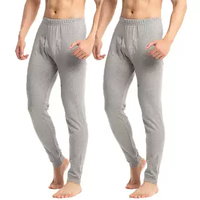 2 three-gun goose brand men's sanitary pants spring and autumn warm pants youth pure cotton thin sanitary pants Xinjiang cotton cotton cotton