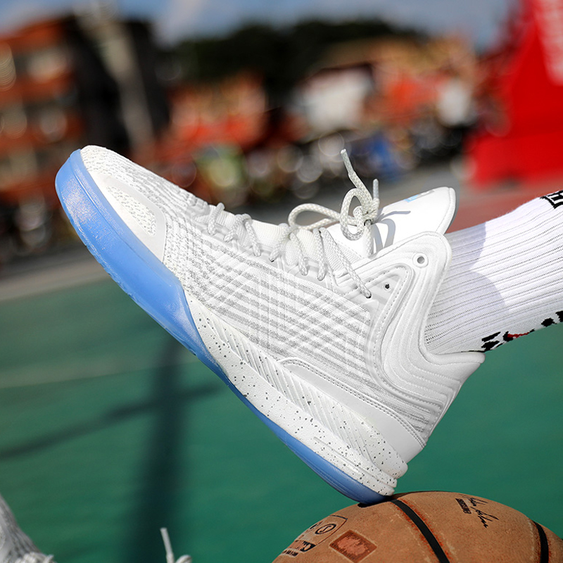 Iverson basketball shoes men and women defenders actual air student shoes Iverson Battle Boots Couple Coal Cement