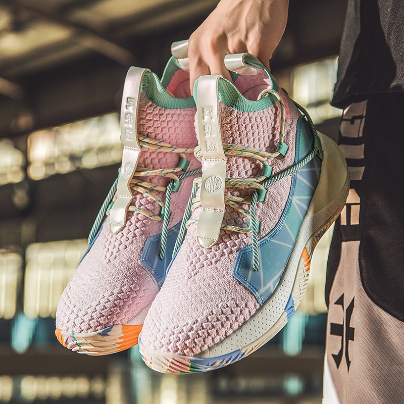 Everson Basketball Shoes Men's Summer Style High Barrel Defender Real Fight Cement Wear and Ducks Everson Shock Absorbing