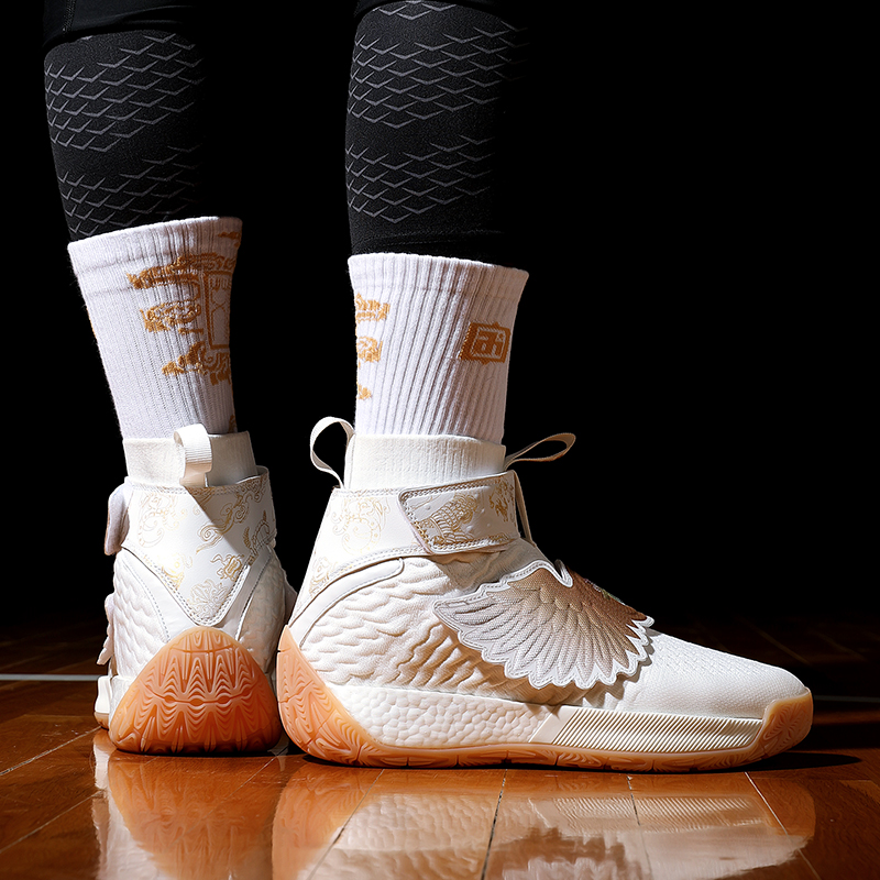 Iverson basketball shoes men's high tube new cushioning student cement wear-resistant Iverson boots men's sports shoes