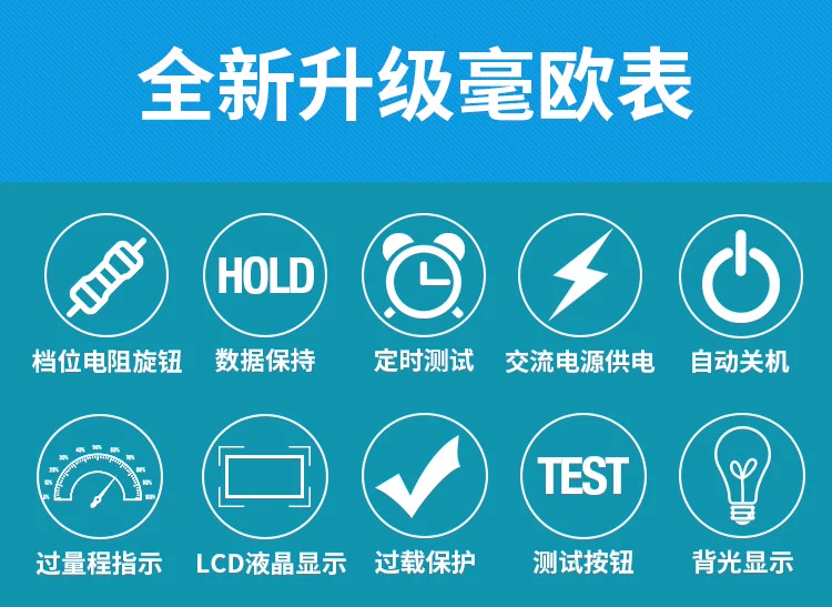 Aosheng DC Điện Trở Thấp Máy Kỹ Thuật Số Độ Chính Xác Cao Millohmmeter Màn Hình Hiển Thị Kỹ Thuật Số Điện Trở Thấp Đo Microohmmeter EM480C