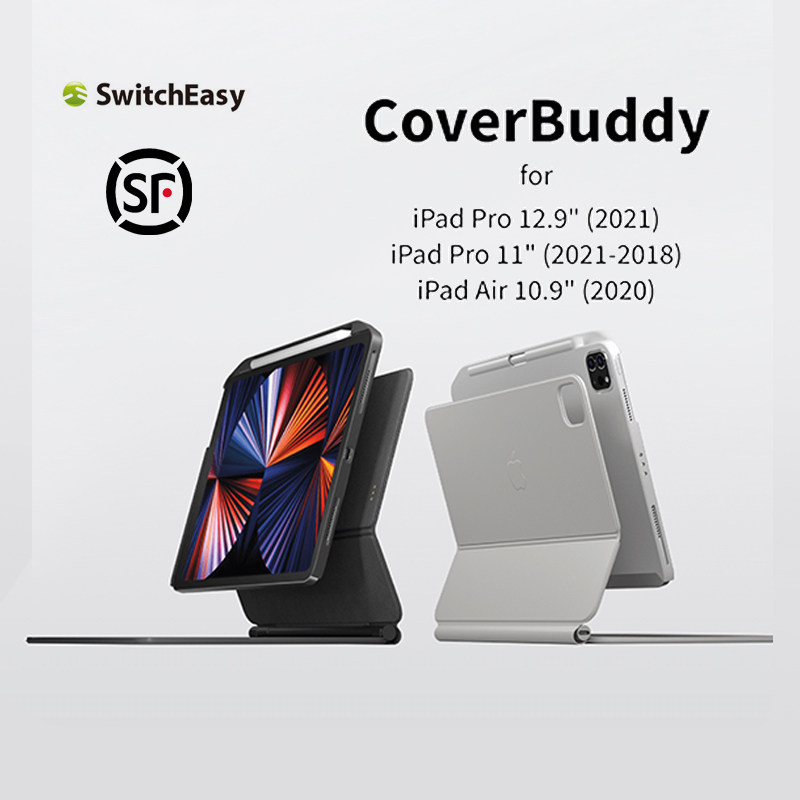 switcheasy2021 fishbone iPadpro magic control keyboard shell 11 inch 12 9 inch 10 9 protective sleeve pen slot