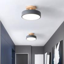 Nordic aisle light Simple modern Macaron corridor light Creative round cloakroom light Personality balcony light