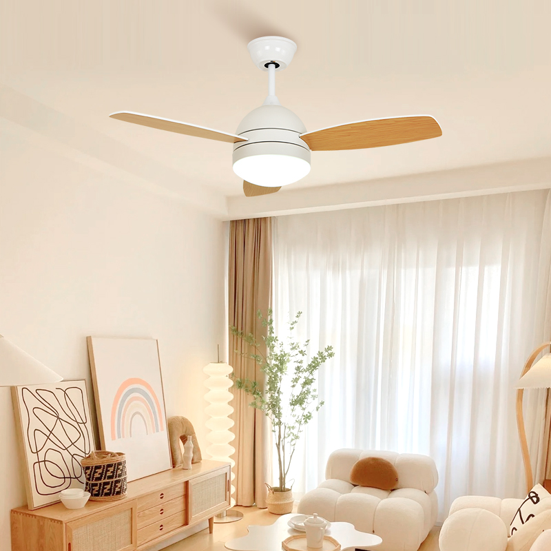 Nordic fan lamp minimalist ceiling fan lamp home master bedroom modern minimalist bedroom living room dining room electric fan chandelier